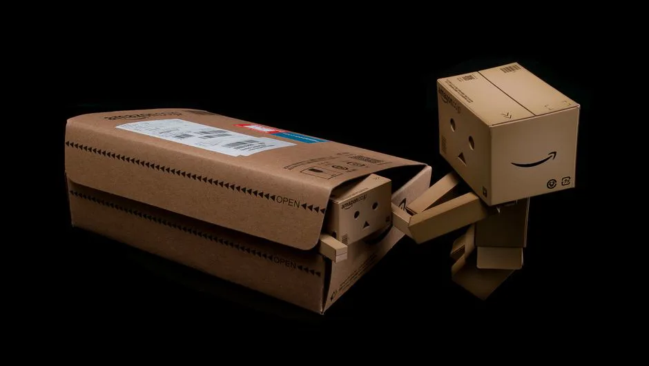 Amazon FBM packages being shipped from a Mexico warehouse